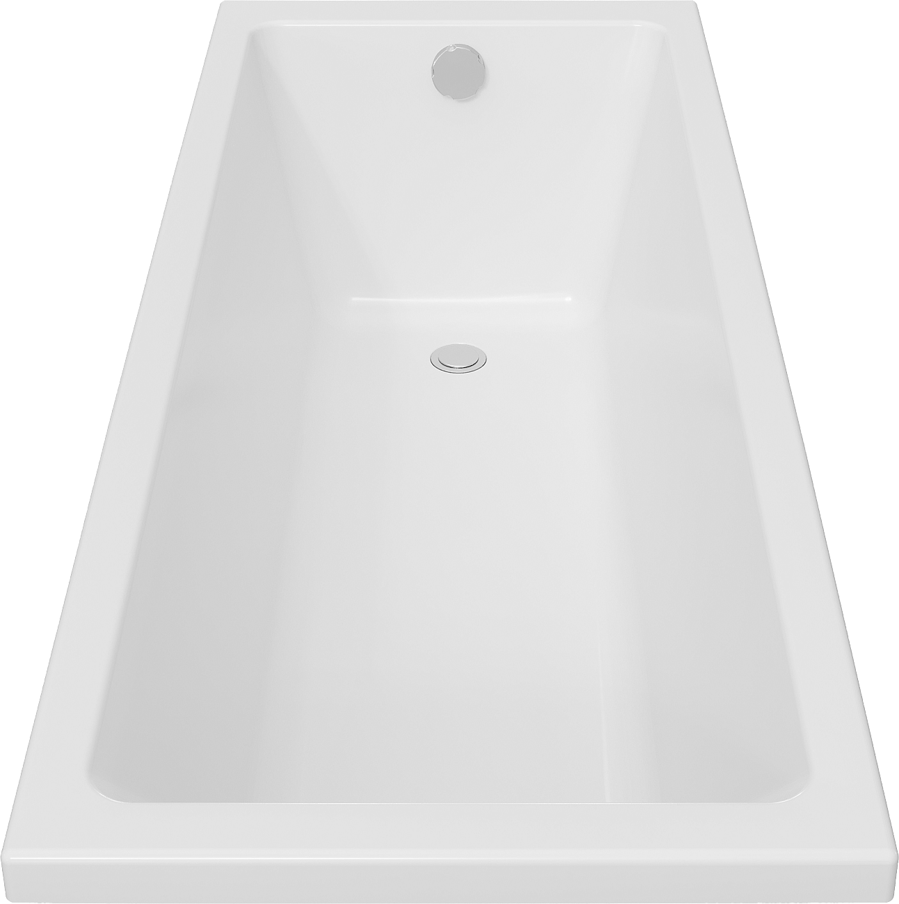 Ванна акриловая 70х170 см белая Diwo "Казань" Щ0000055165 - изображение 7