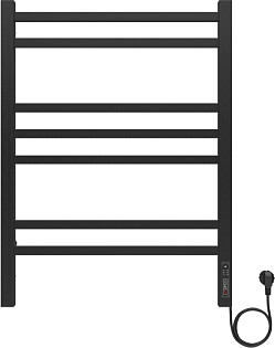 Полотенцесушитель электрический 50х70 см черный муар Aquatek &quot;Альтаир-П7&quot; AQ EL KP0770BL