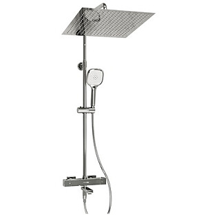 Душевой комплект с термостатическим смесителем хром Wasserkraft A199.119.065.010.CH Thermo