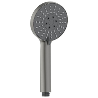Лейка для ручного душа круглая 10 см черный хром Aquatek &quot;Бетта&quot; AQ2009BGM