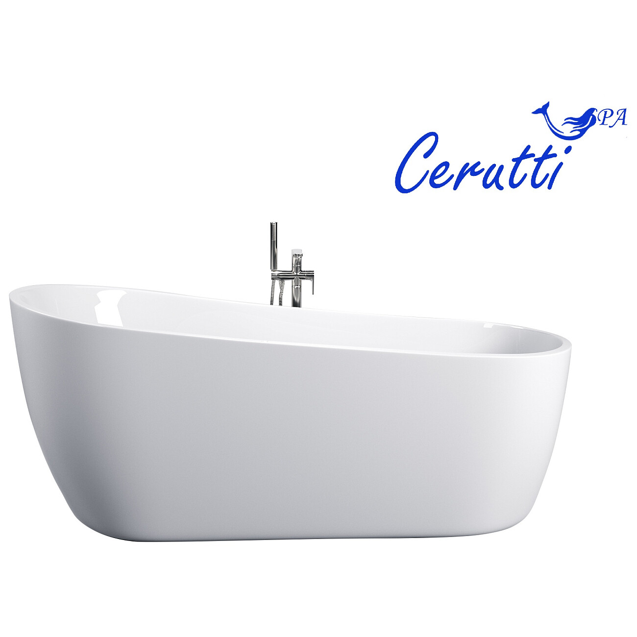 Ванна акриловая белая Cerutti SPA Viva 170 CT9127 - изображение 3