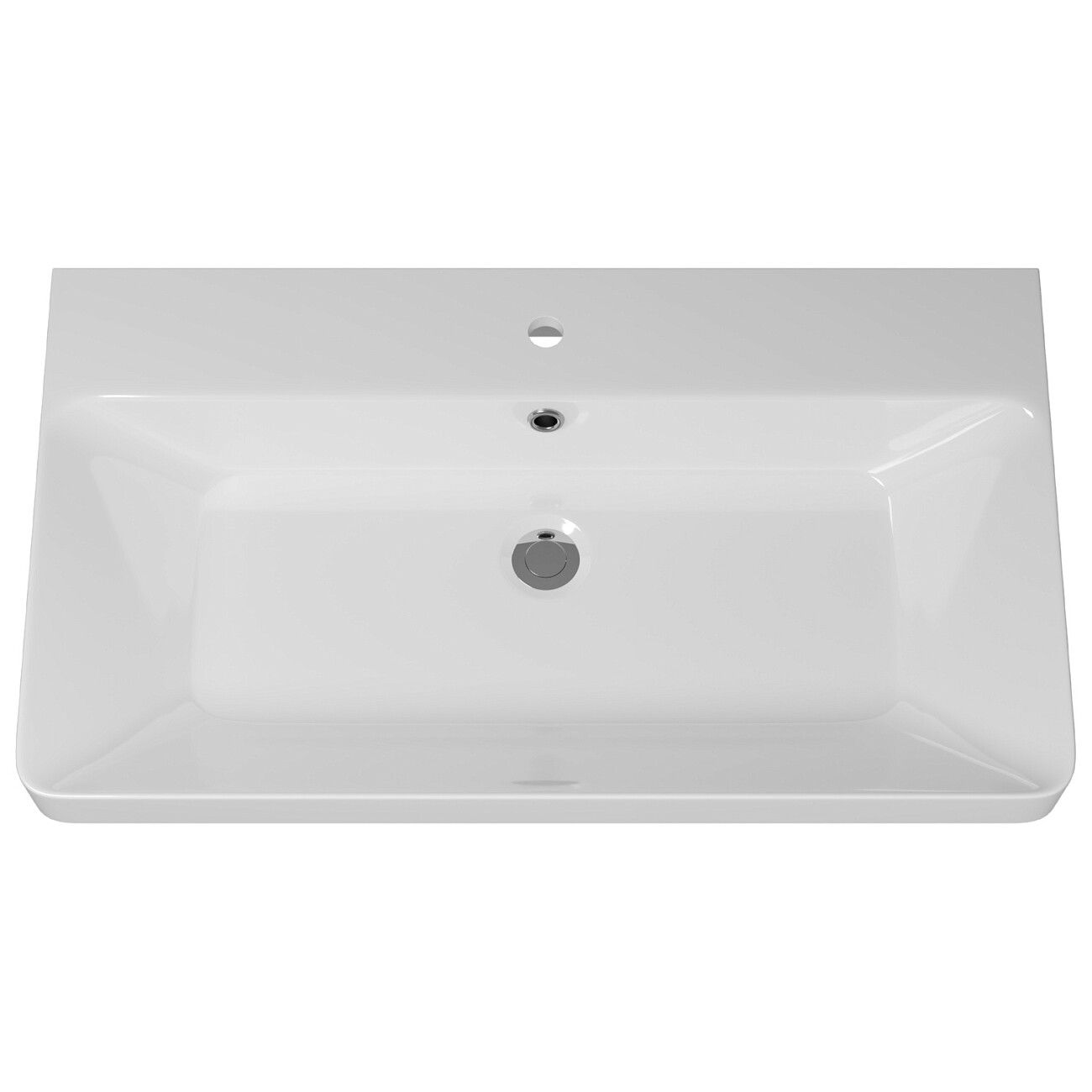 Умывальник мебельный белый Dreja LUXURY 80 11080-KL - изображение 2