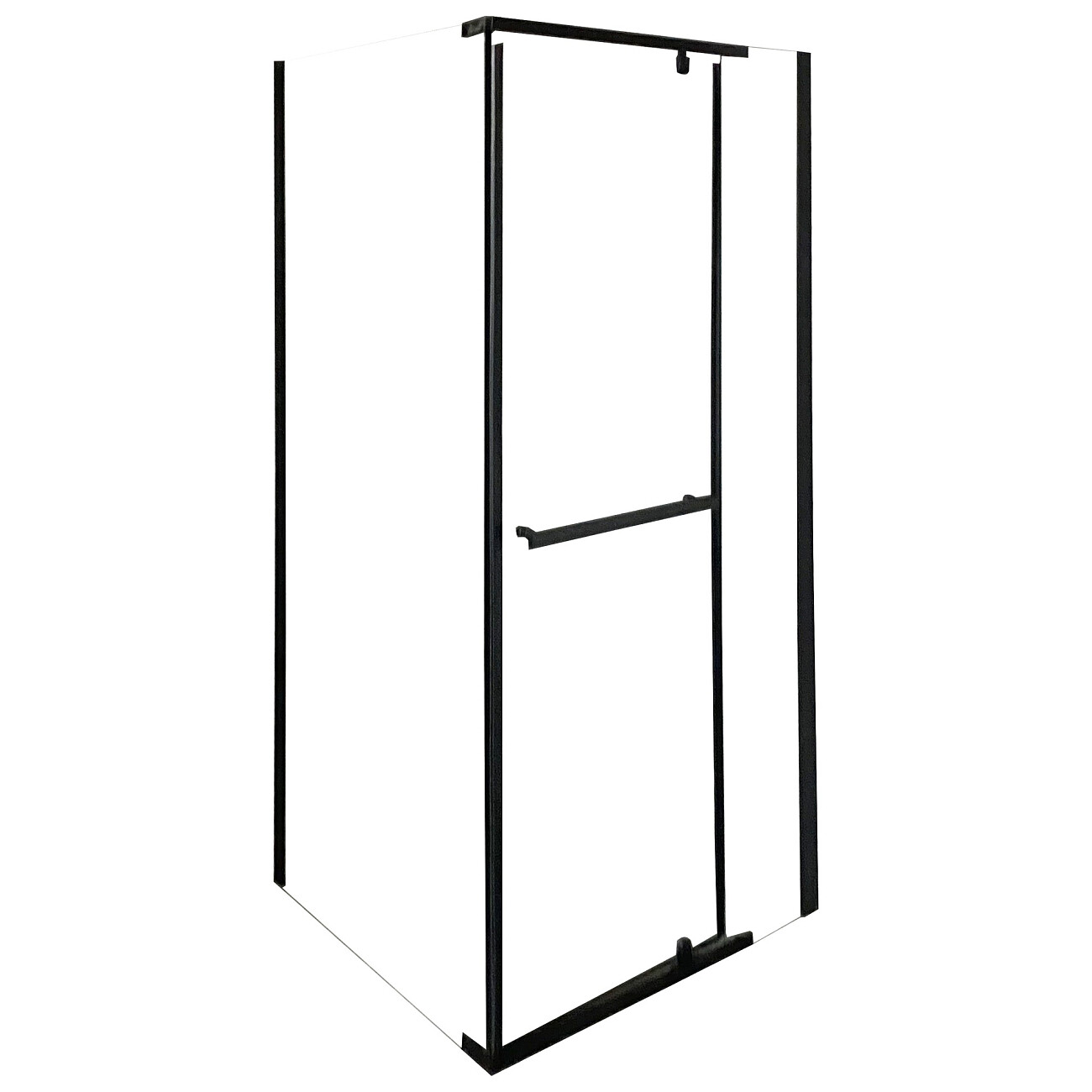 Душевой уголок квадратный 90x90 см черный Cerutti SPA Mimi ZQ91B - изображение 8