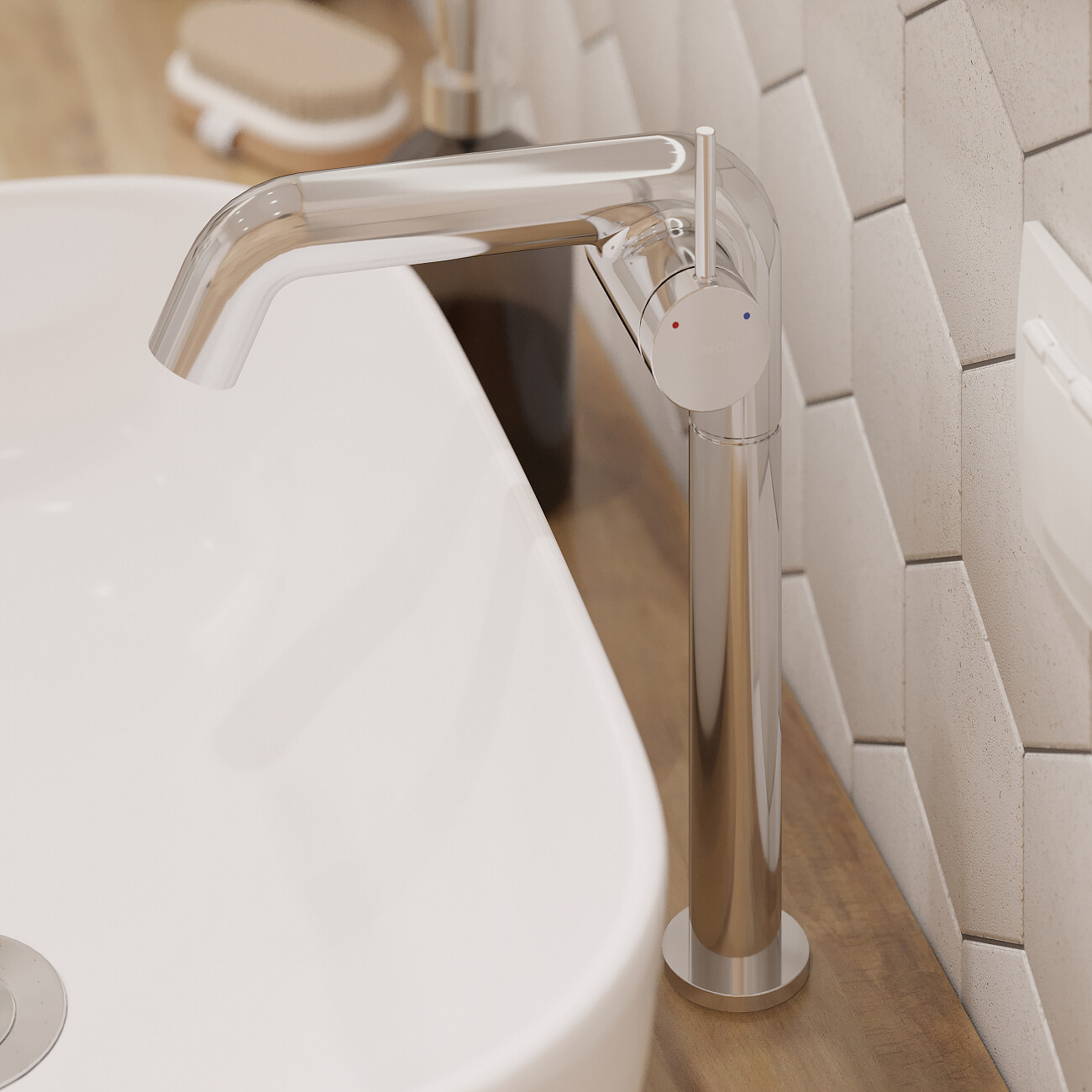 Смеситель для раковины однорычажный хром Stworki "Лунд" S25020CR - изображение 5