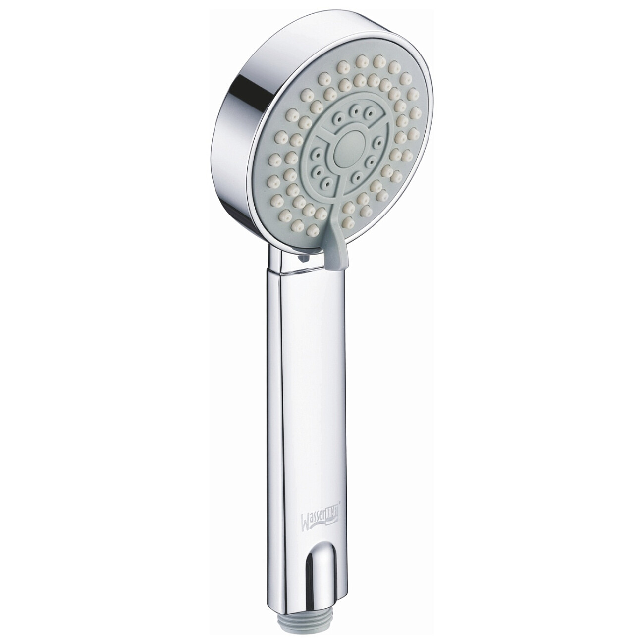 Лейка для ручного душа круглая с 3 режимами 8 см хром Wasserkraft A035 - изображение 2