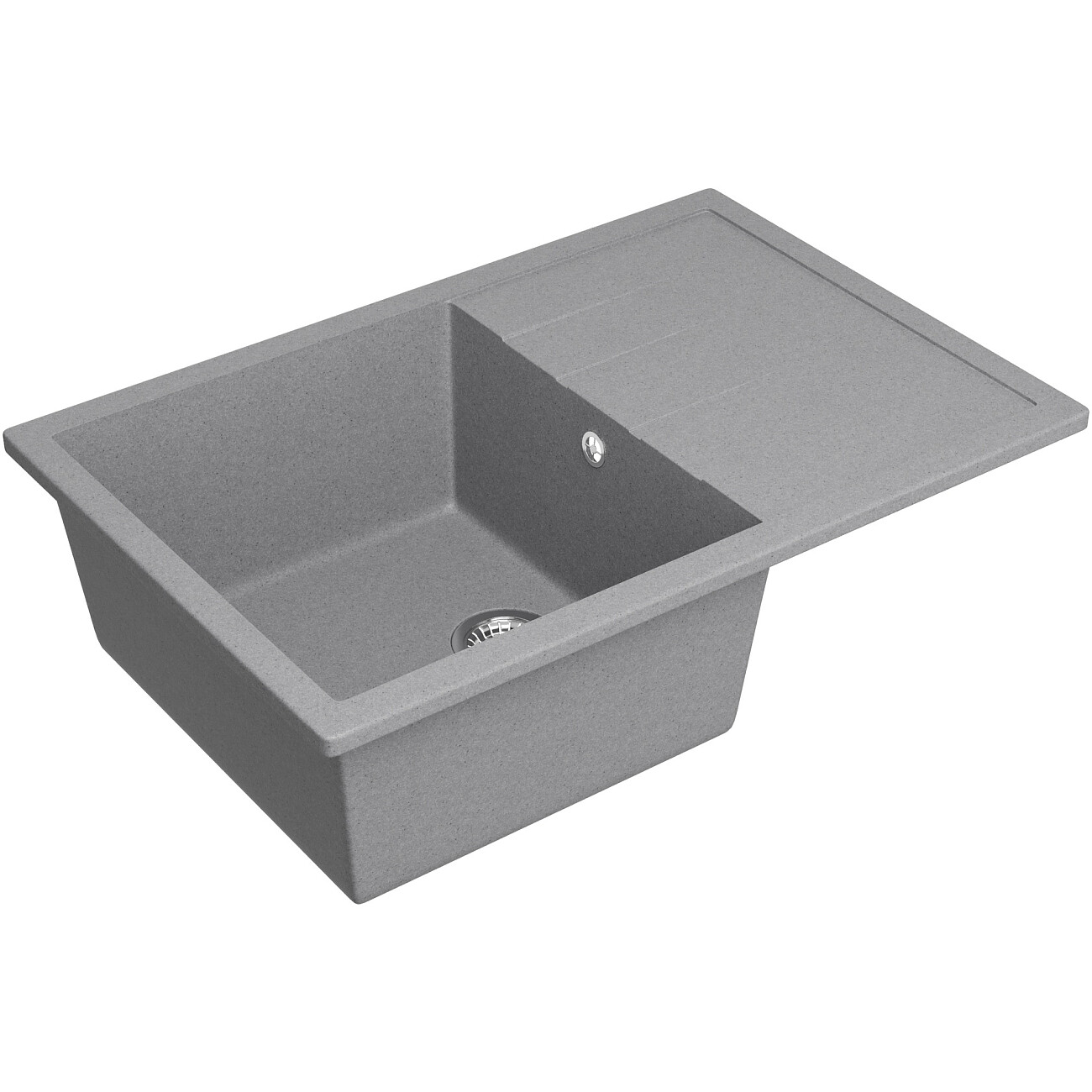 Мойка кухонная светло-серая Domaci "Болонья" М-161-006 - изображение 9