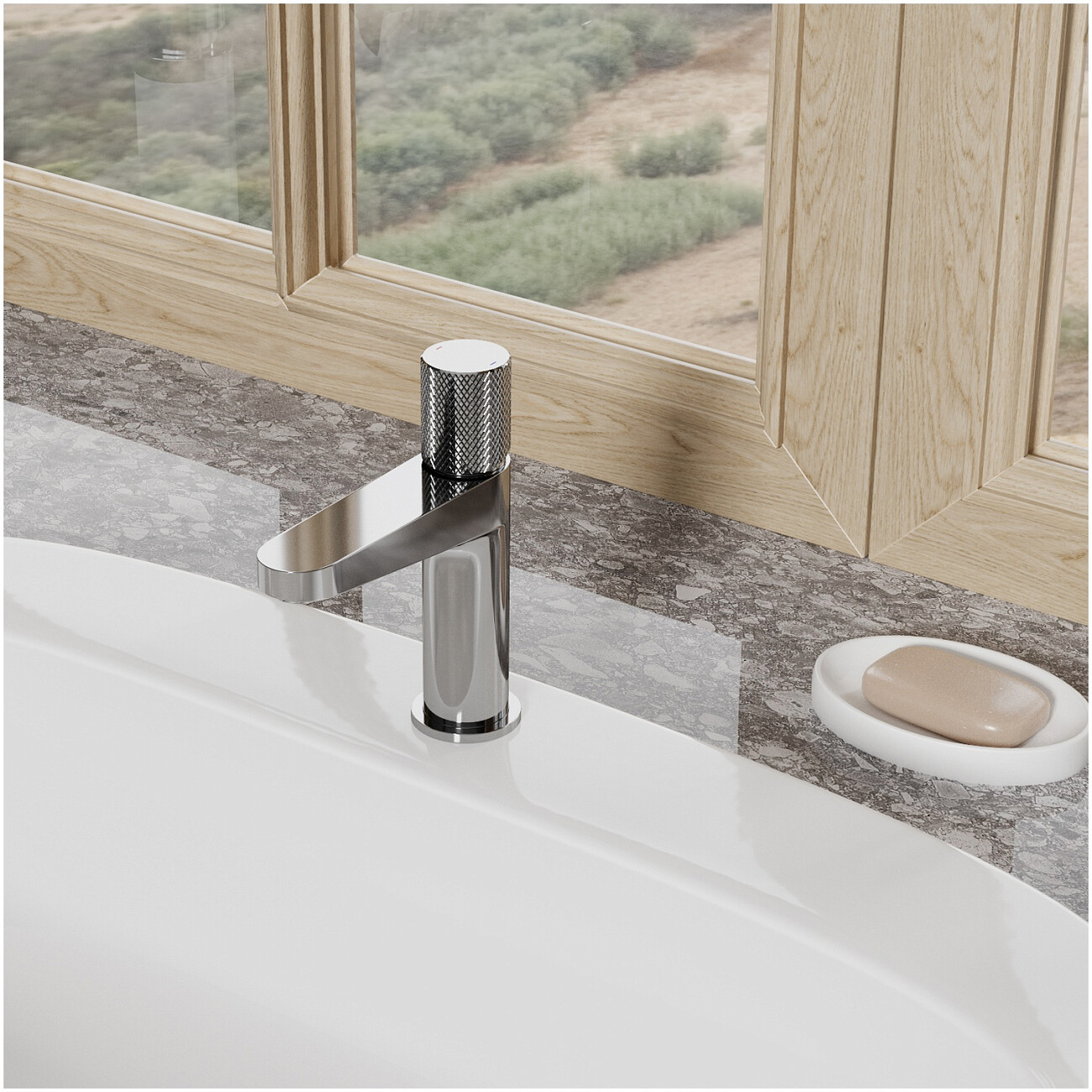 Смеситель для раковины из латуни хром Wasserkraft 4603 - изображение 3