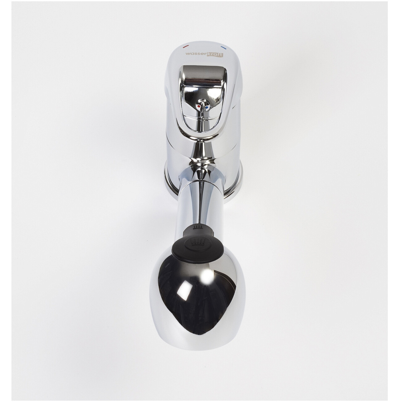 Смеситель для кухни из латуни хром с выдвижной лейкой Wasserkraft 6365 - изображение 9