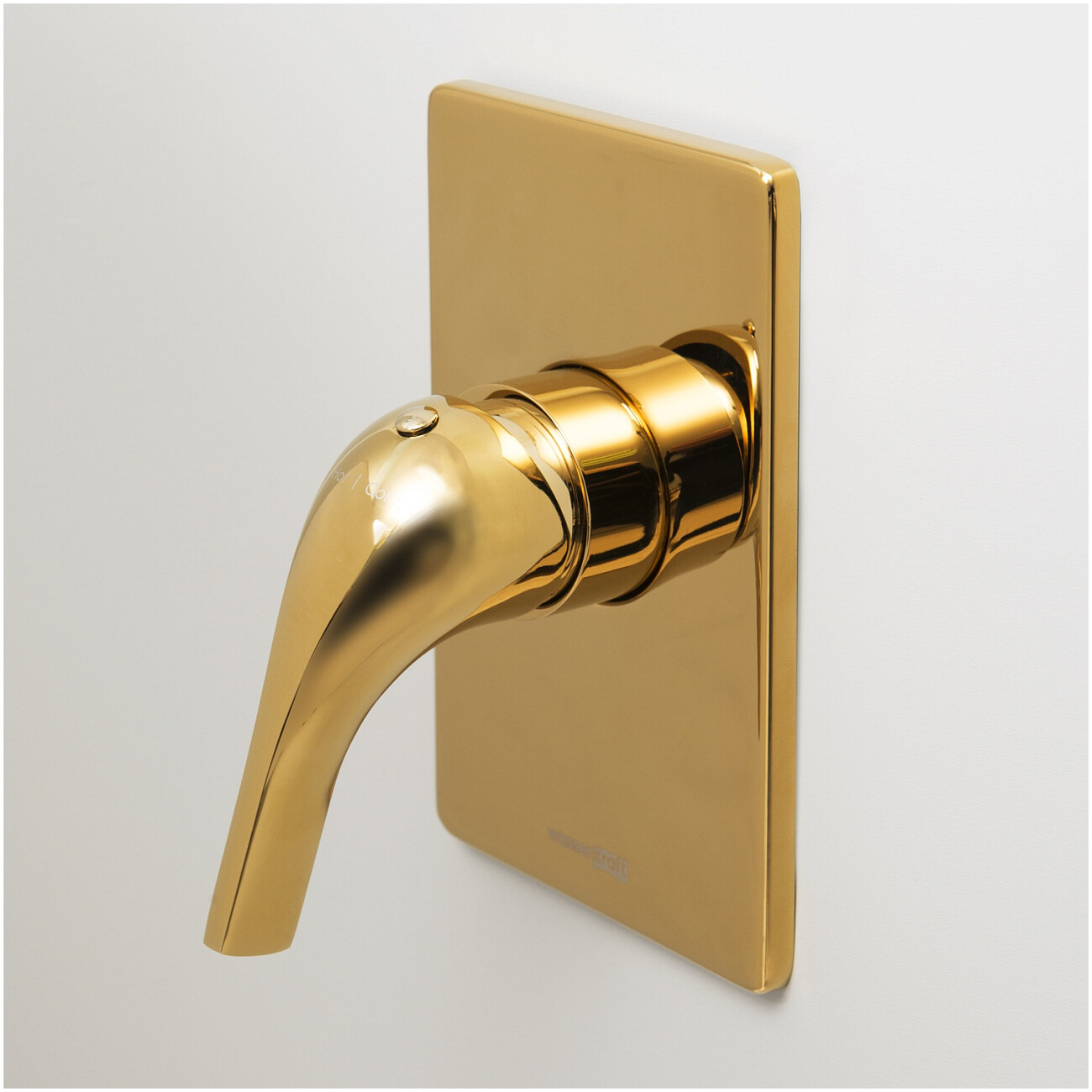 Смеситель для душа встраиваемый из латуни золотой Wasserkraft 7151 - изображение 4