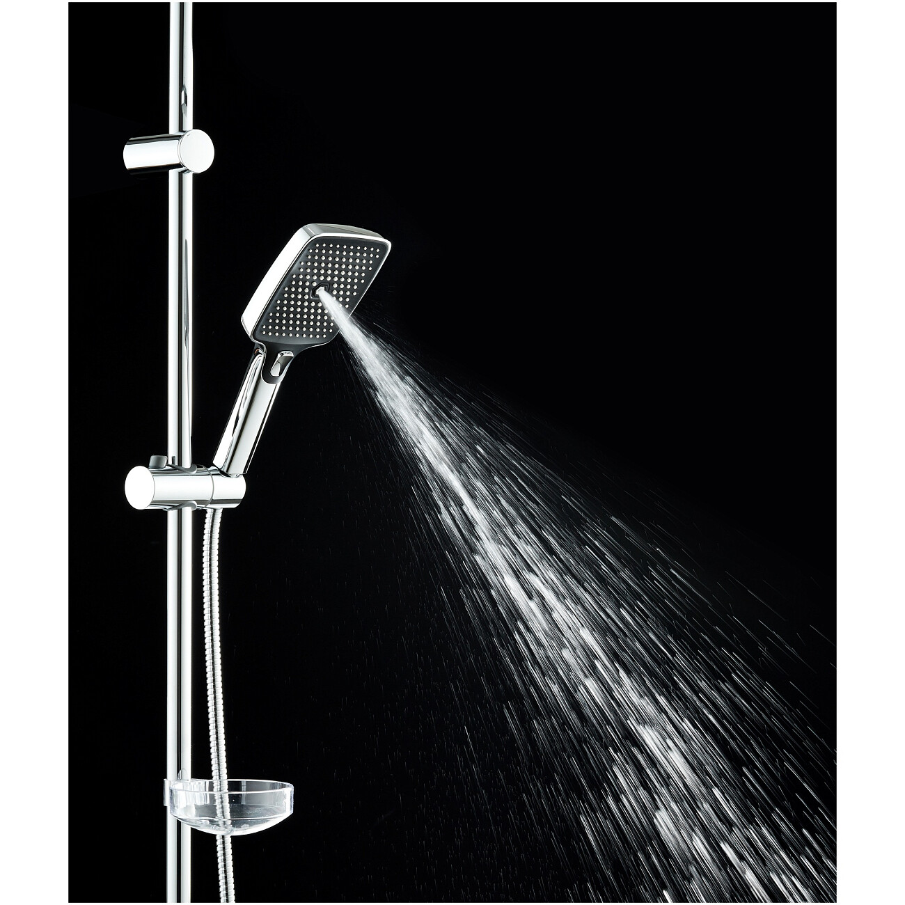 Душевая стойка с верхним душем хром Stworki "Вестерос" S26180CR - изображение 9
