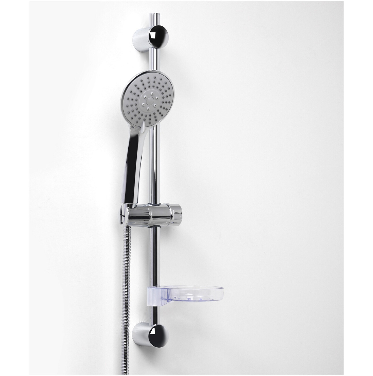 Душевая стойка с держателем и мыльницей хром Wasserkraft A005 - изображение 2