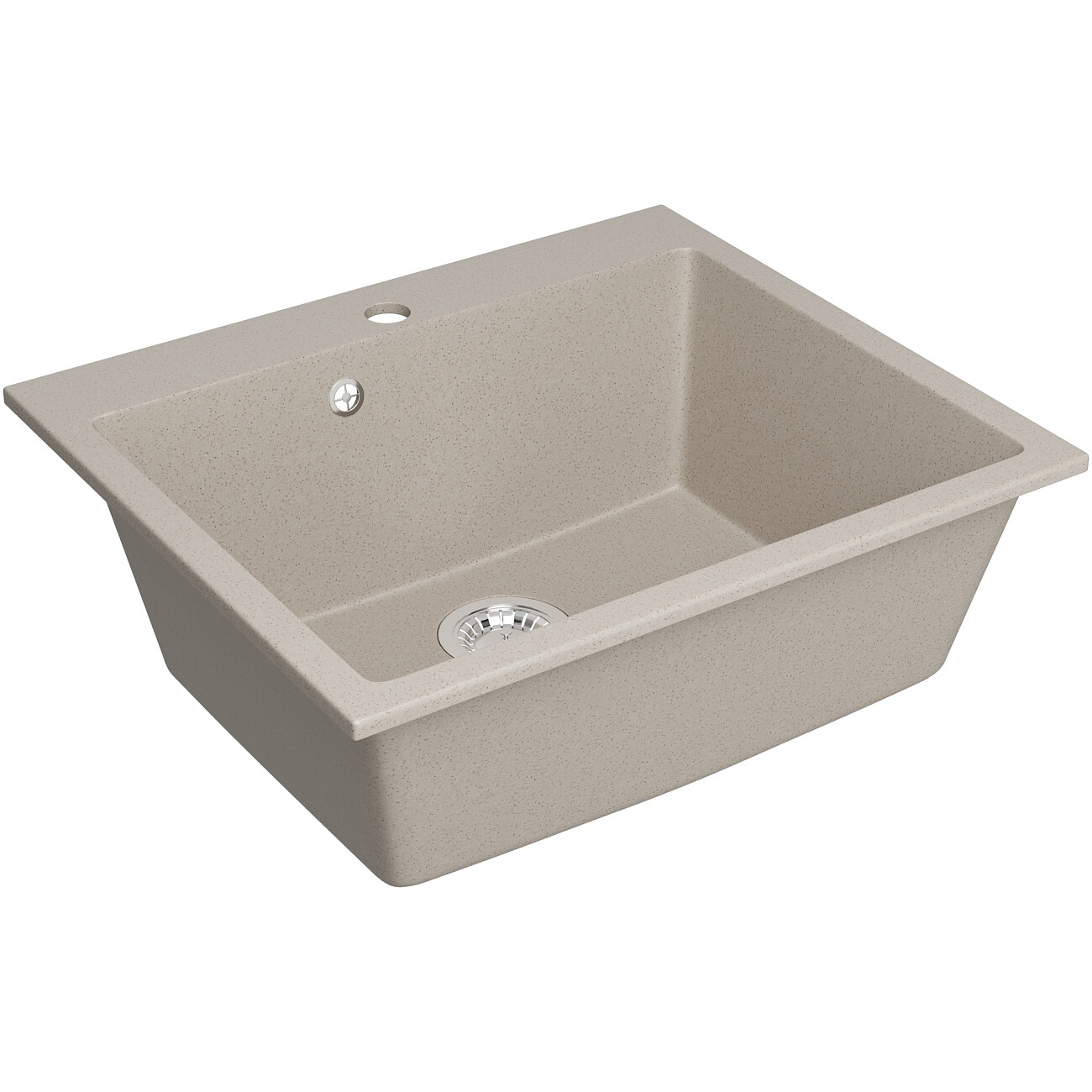 Мойка кухонная бежевая Domaci "Болонья" М-44-003 - изображение 9