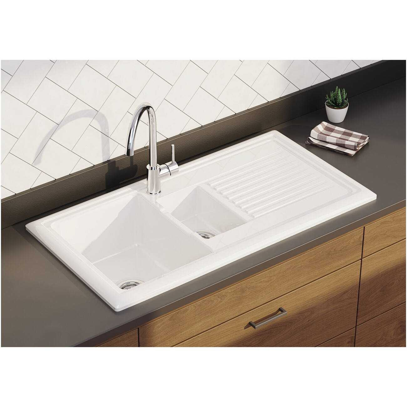 Смеситель для кухни однорычажный хром Vitra Minimax S A42091EXP - изображение 2