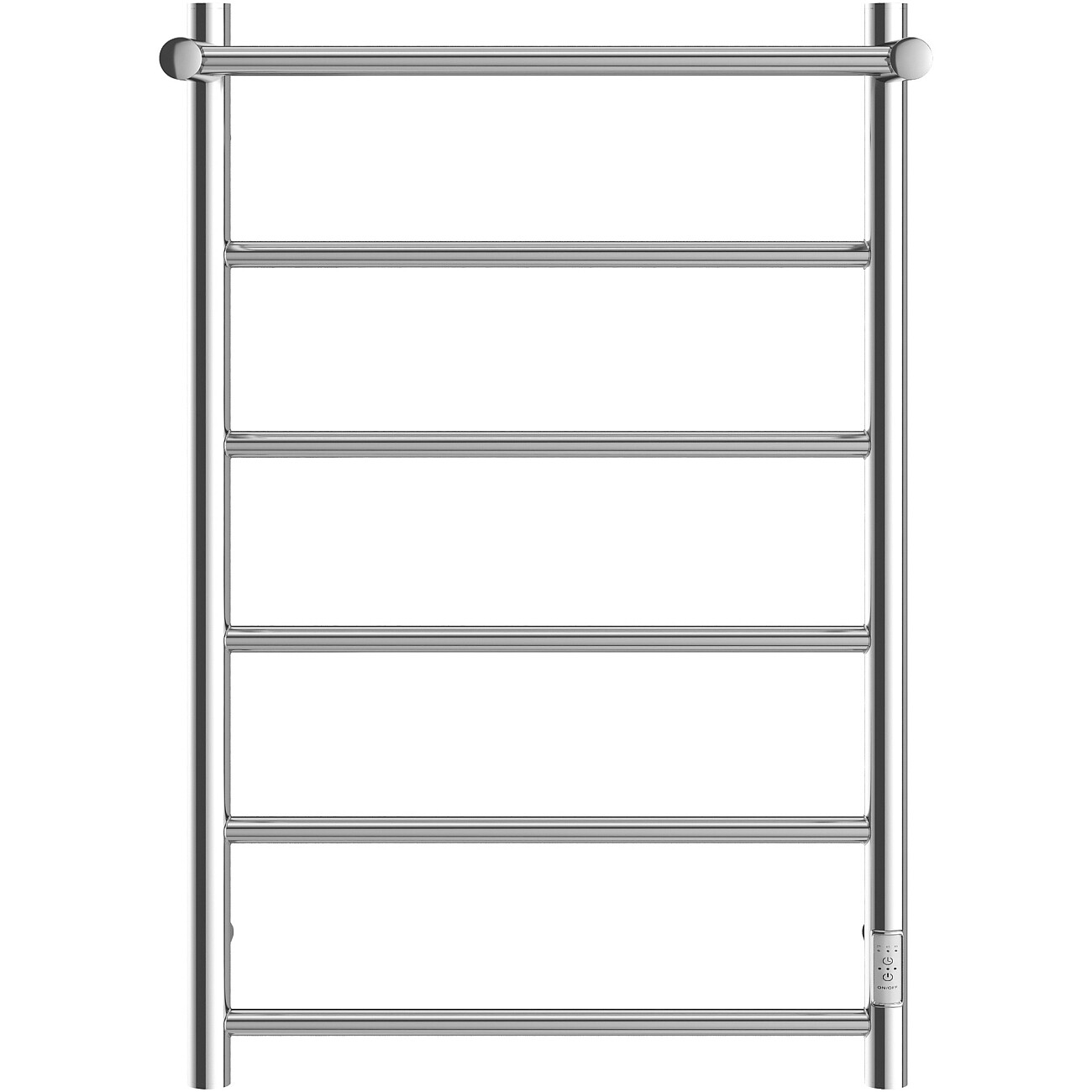 Полотенцесушитель электрический с полкой 80х50 см хром Ewrika "Сафо PN" 4657812418736 - изображение 8