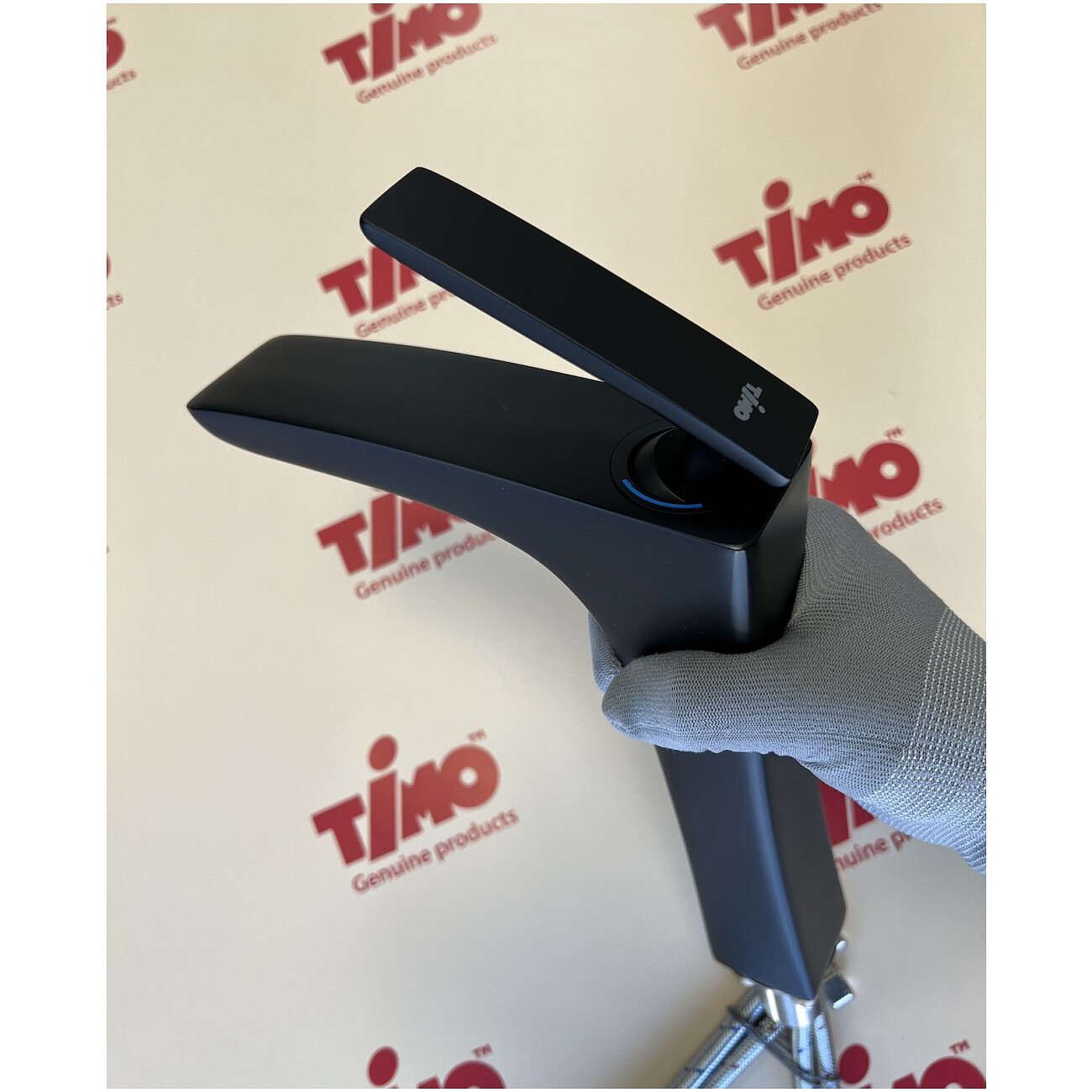 Смеситель для раковины-чаши черный Timo Helmi 4011-03F - изображение 3