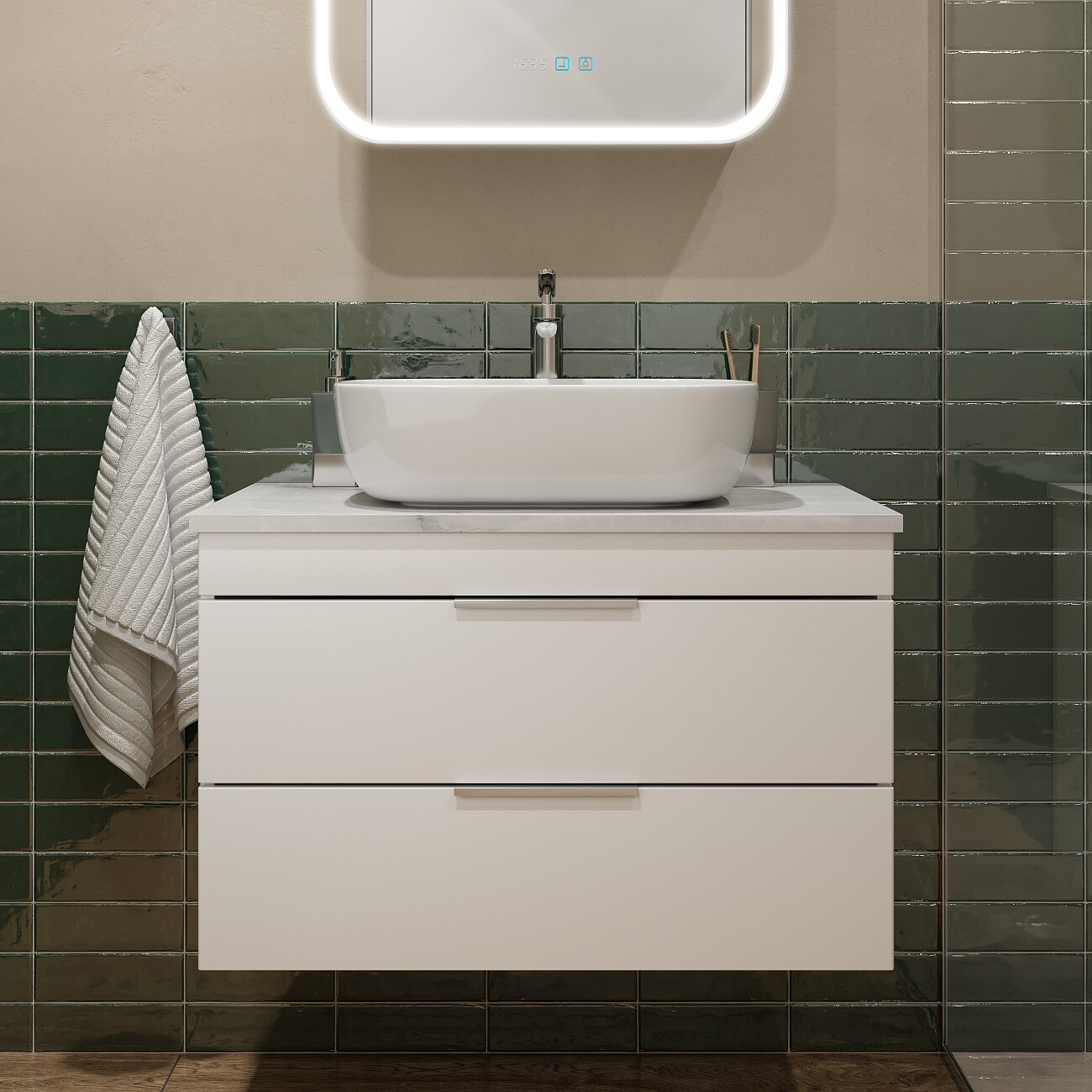 Смеситель для раковины однорычажный хром Stworki "Молде" ML-02cr - изображение 7