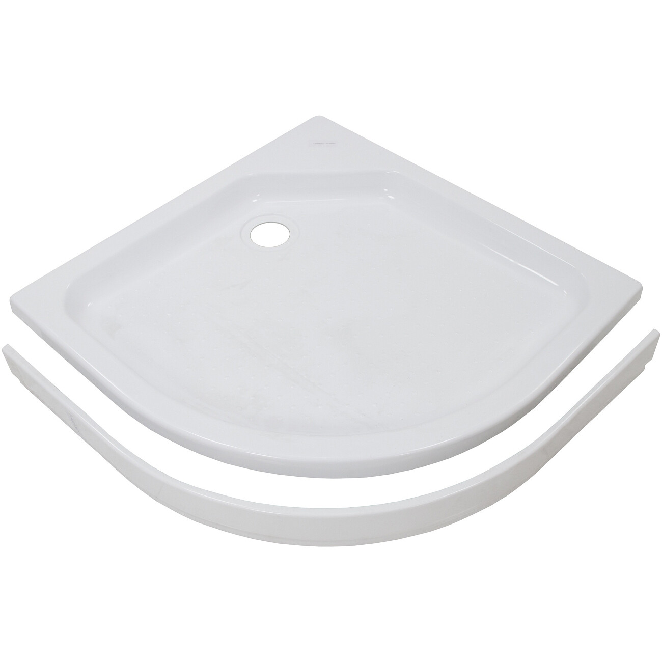 Поддон для душа акриловый четверть круга 90х90 см белый Diwo R 17-90 Щ0000055625 - изображение 7