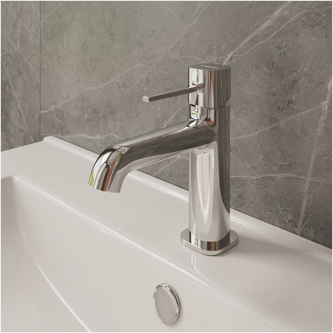 Смеситель для раковины однорычажный хром Stworki "Эстерсунд" S31010CR - изображение 5