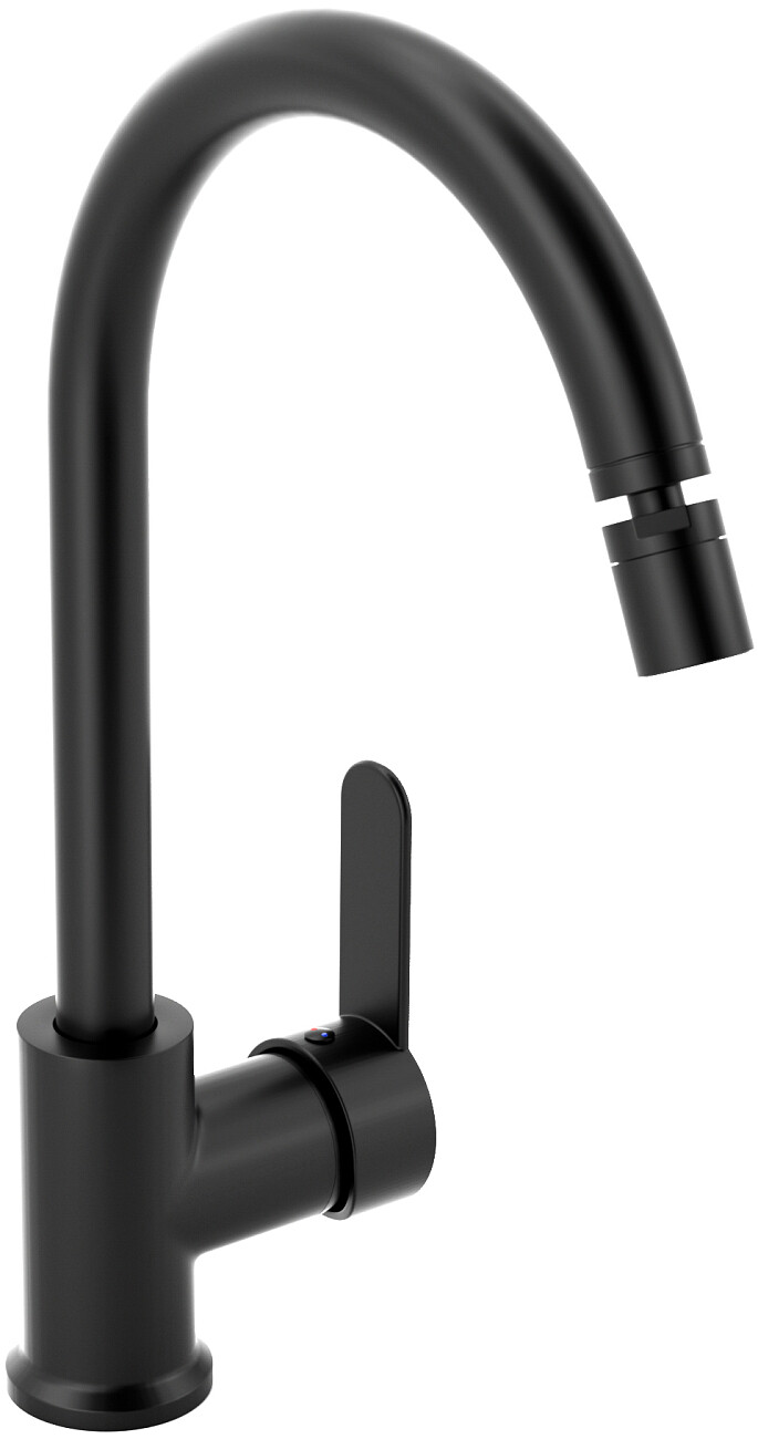 Смеситель для кухни черный Mega City MG-ZRV102-b - изображение 10