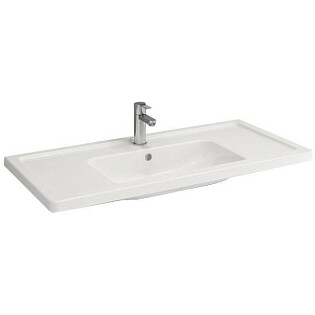 Раковина прямоугольная фарфоровая белая Bocchi Taormina Pro 1118-001-0126