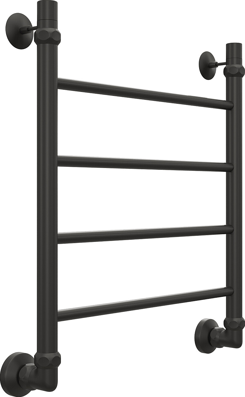 Полотенцесушитель водяной 60х50 см черный матовый Ewrika "Сафо" P 4627201609182 - изображение 10