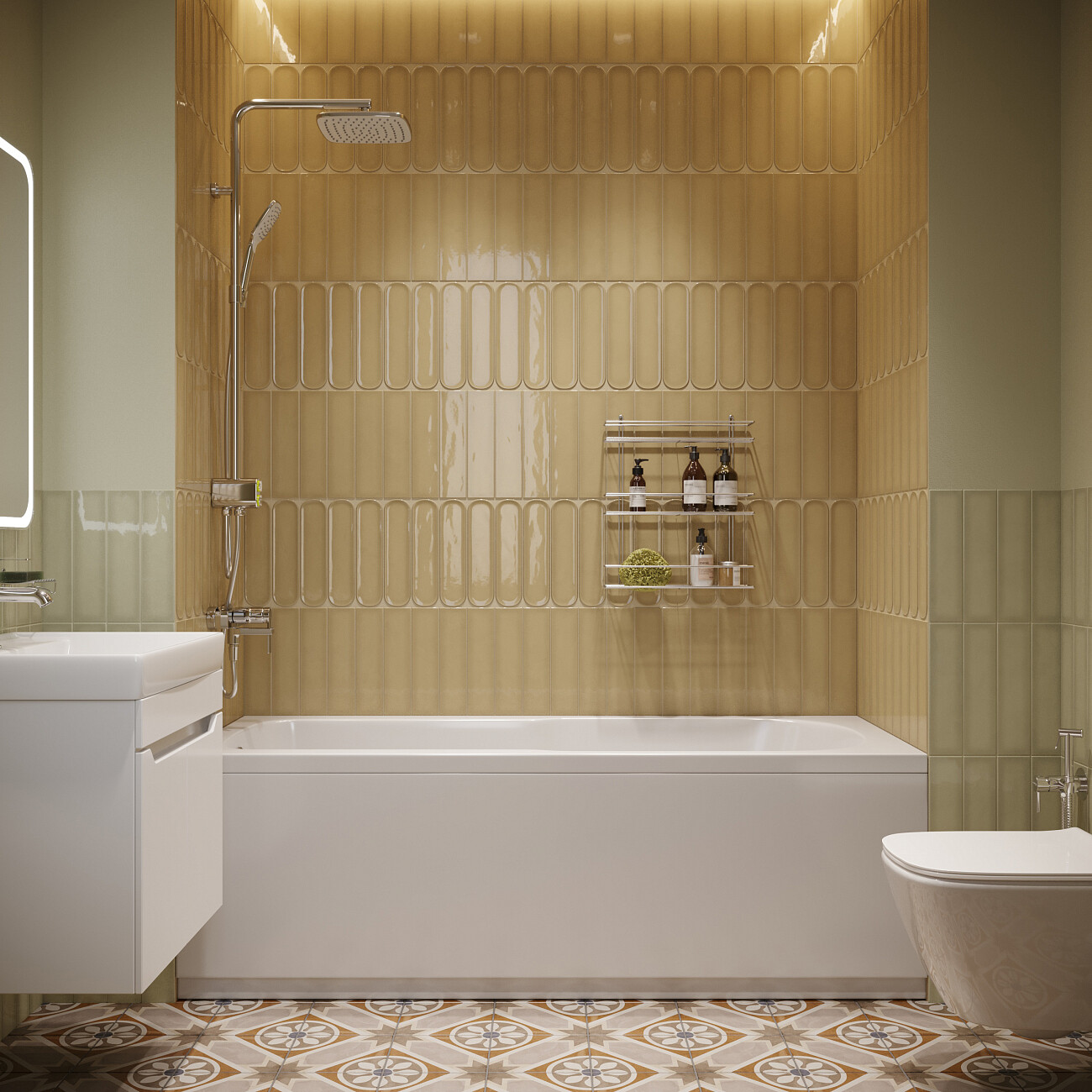 Ванна акриловая 65х165 см белая Artemis Flora 10110300601028 - изображение 2