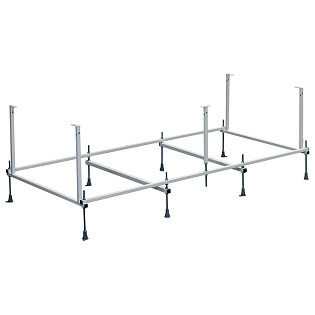 Монтажный комплект для ванны 90х190 см серый, хром Roca BeCool ZRU9303021