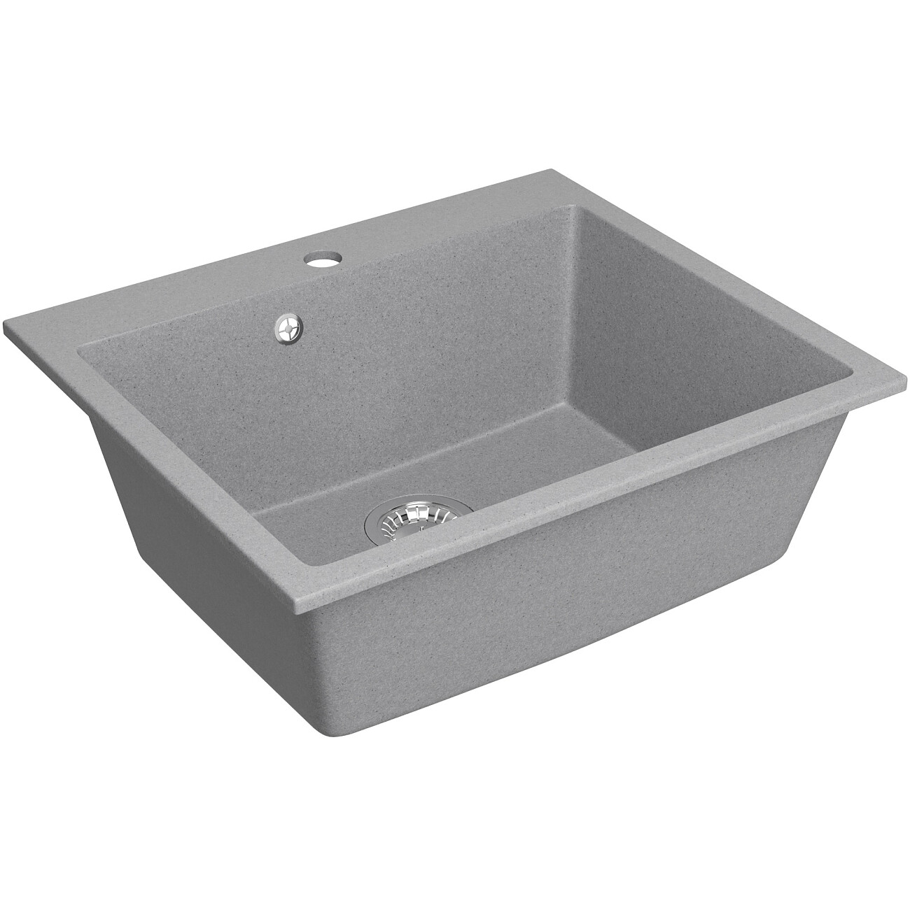Мойка кухонная светло-серая Domaci "Болонья" М-44-006 - изображение 9