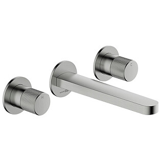 Смеситель для раковины встраиваемый из латуни никель Wasserkraft 6445