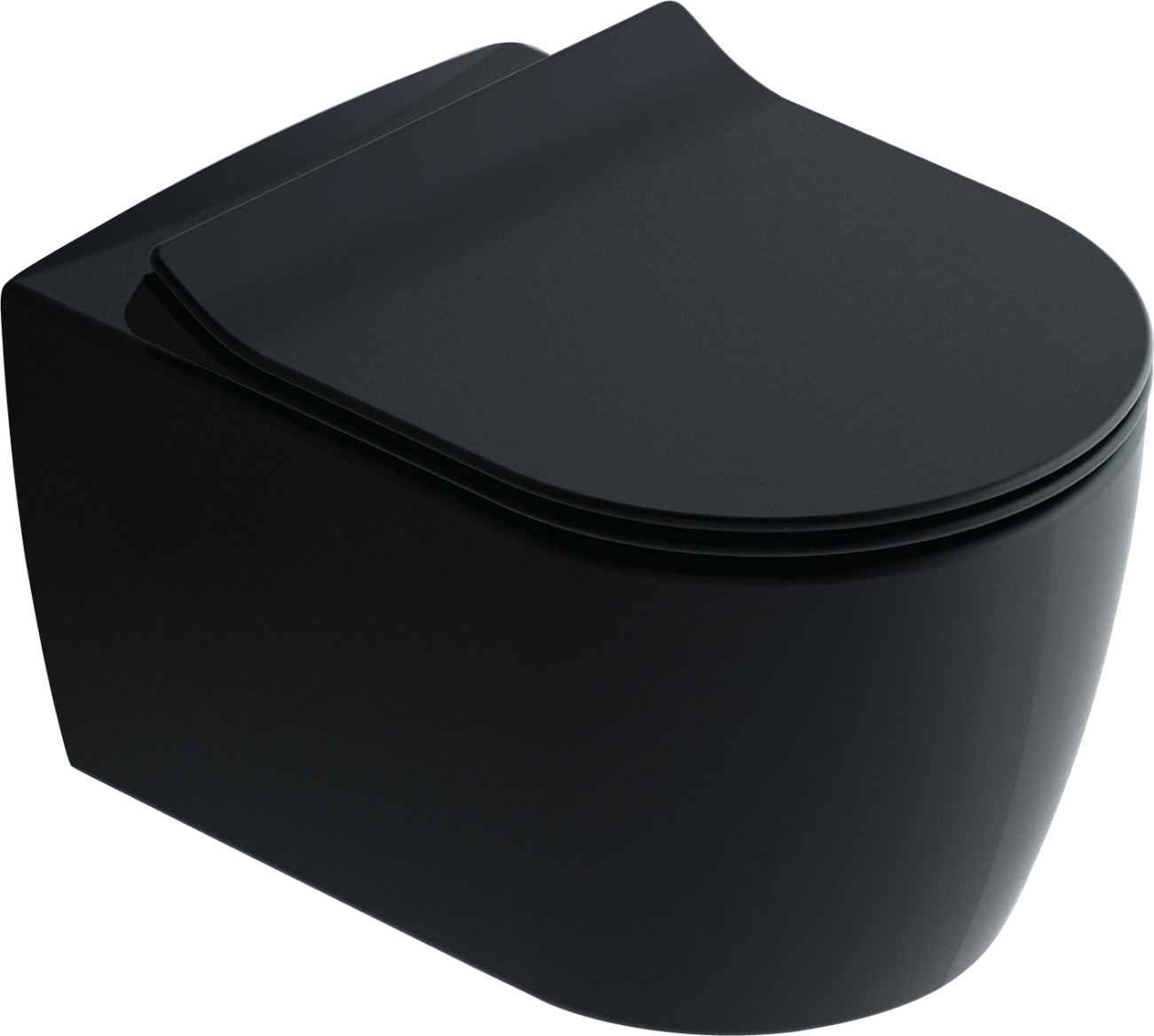 Унитаз подвесной черный Stworki "Ноттвиль" с инсталляцией TECE Base K440407 и кнопкой смыва Now - изображение 2