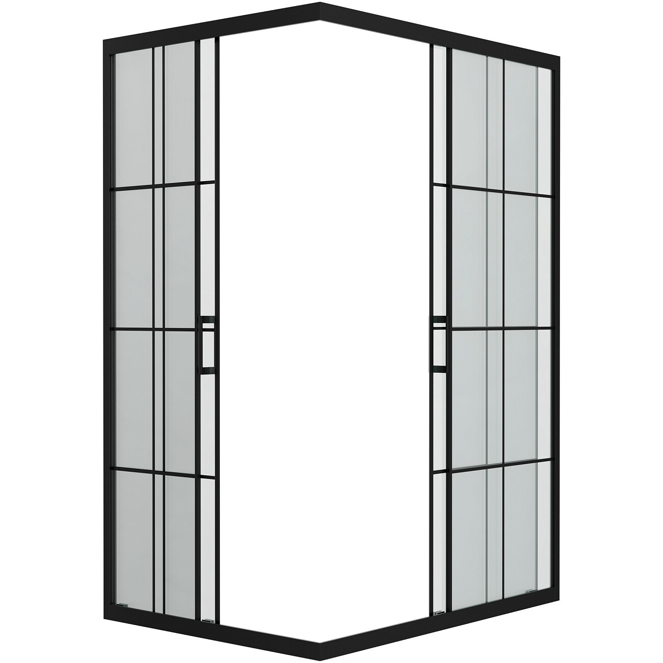 Душевой уголок прямоугольный 90х120 см черный Diwo "Киров" - изображение 6