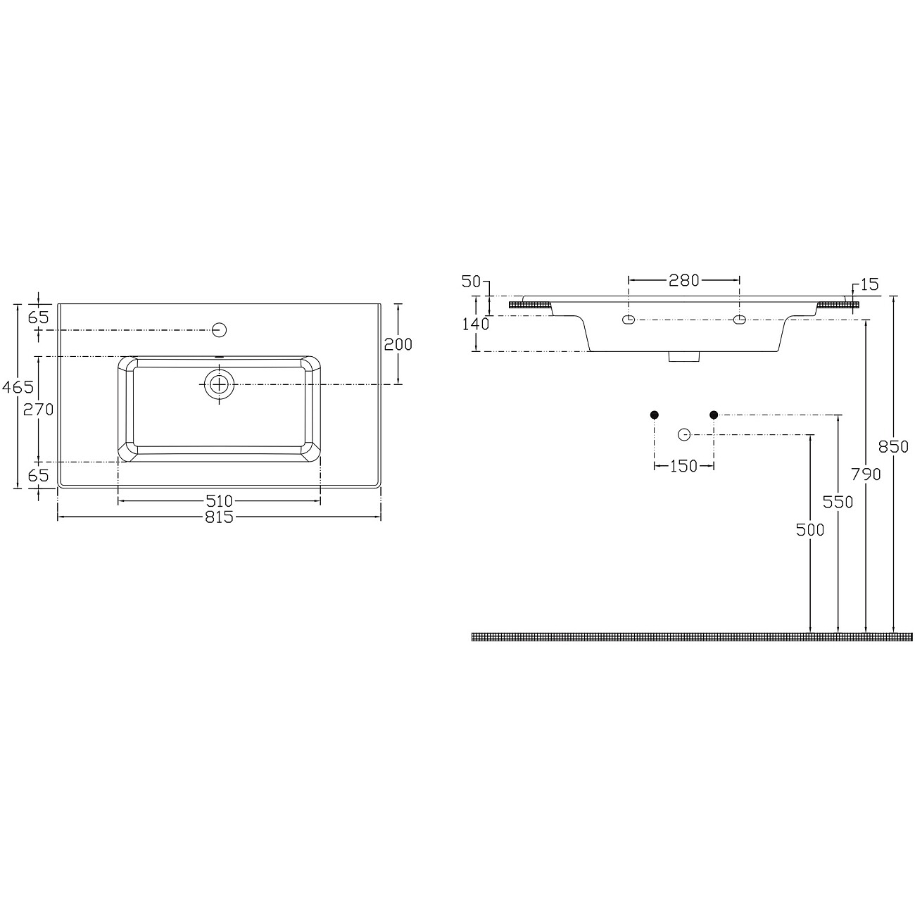 Раковина мебельная фаянсовая 80 см белая Stworki "Вестервик" - изображение 2