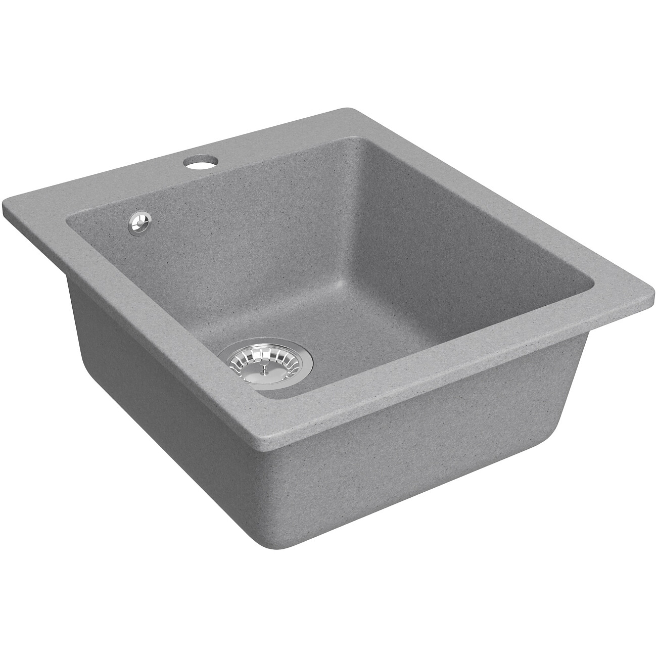 Мойка кухонная светло-серая Domaci "Болонья" М-08-006 - изображение 9