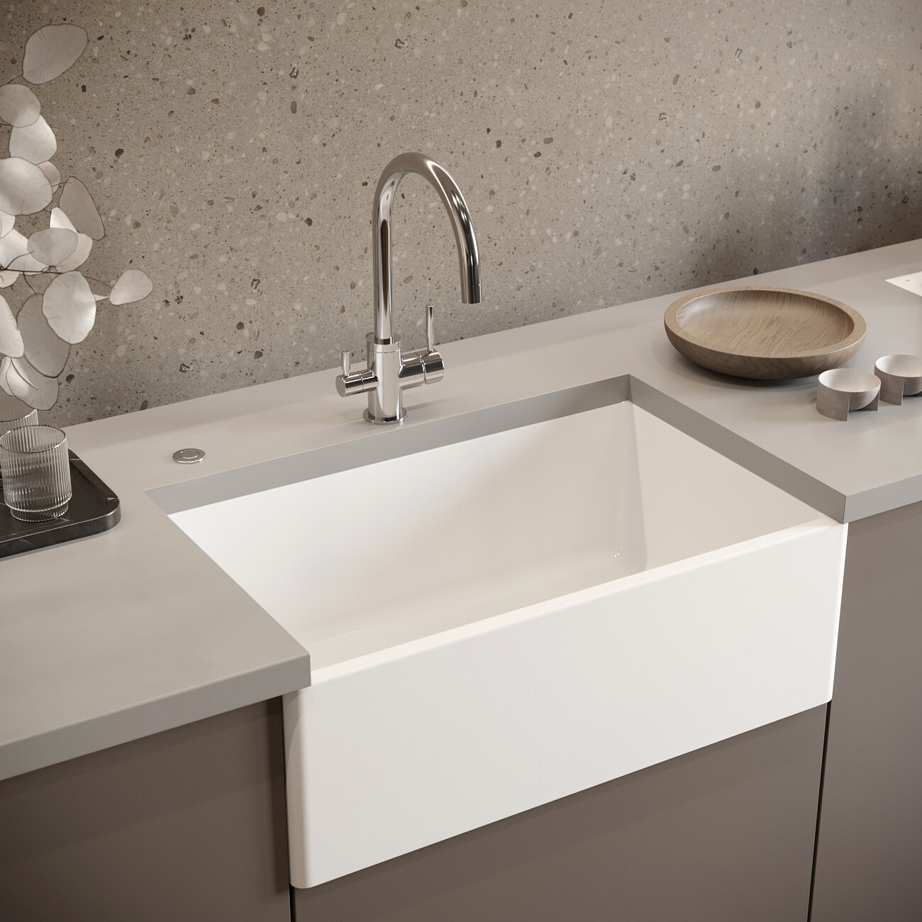 Смеситель для кухни однорычажный с изливом для фильтрованной воды хром Domaci "Равенна" DC 3007 - изображение 4