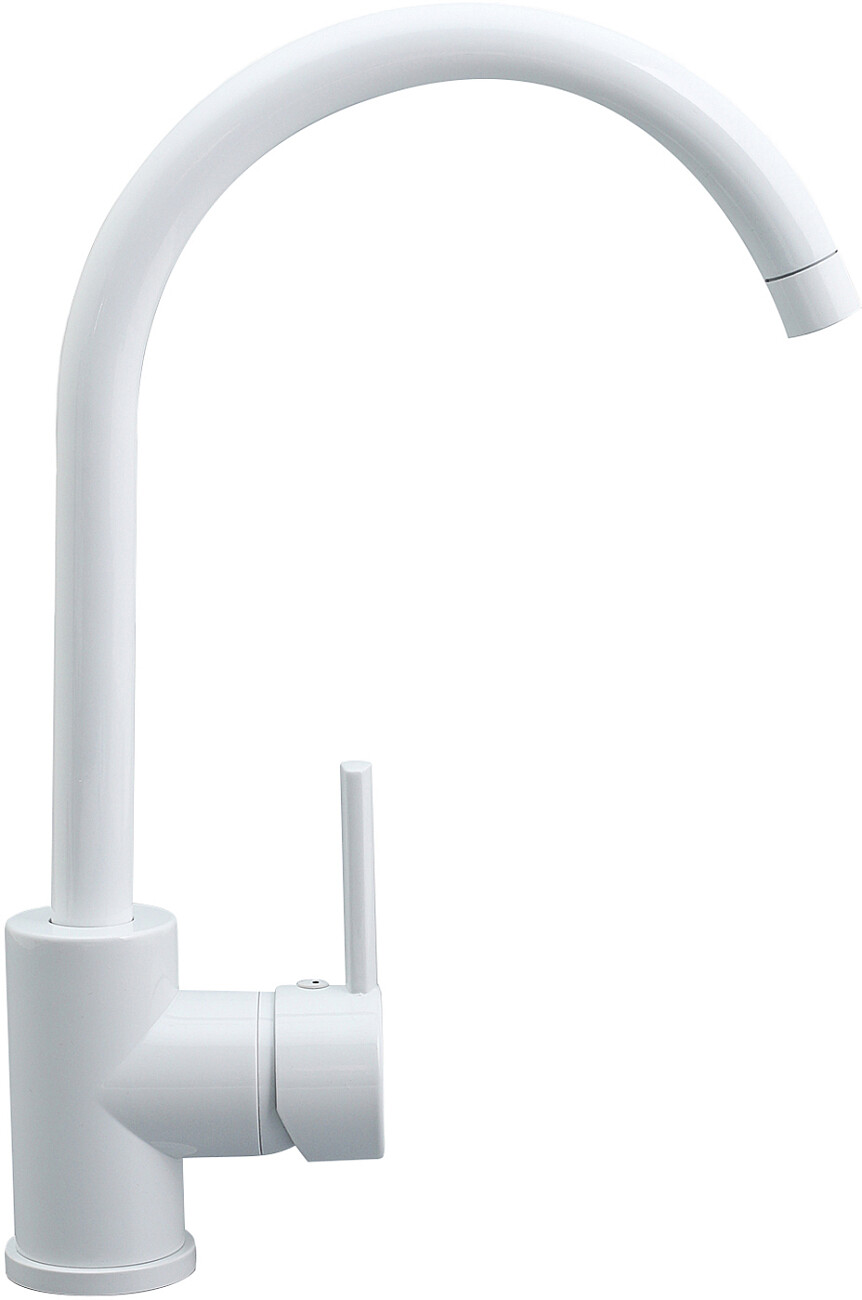 Смеситель для кухни однорычажный белый Domaci "Равенна" KS-01w - изображение 6
