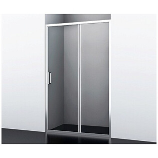 Душевая дверь раздвижная 120х200 см прозрачная, хром Wasserkraft Main 41S05