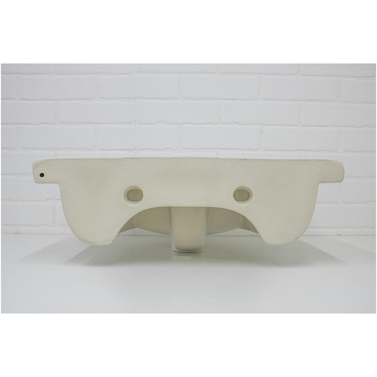 Раковина накладная фарфоровая полукруглая 45х56 см белая Универсал "Исеть-55" д8943 - изображение 7