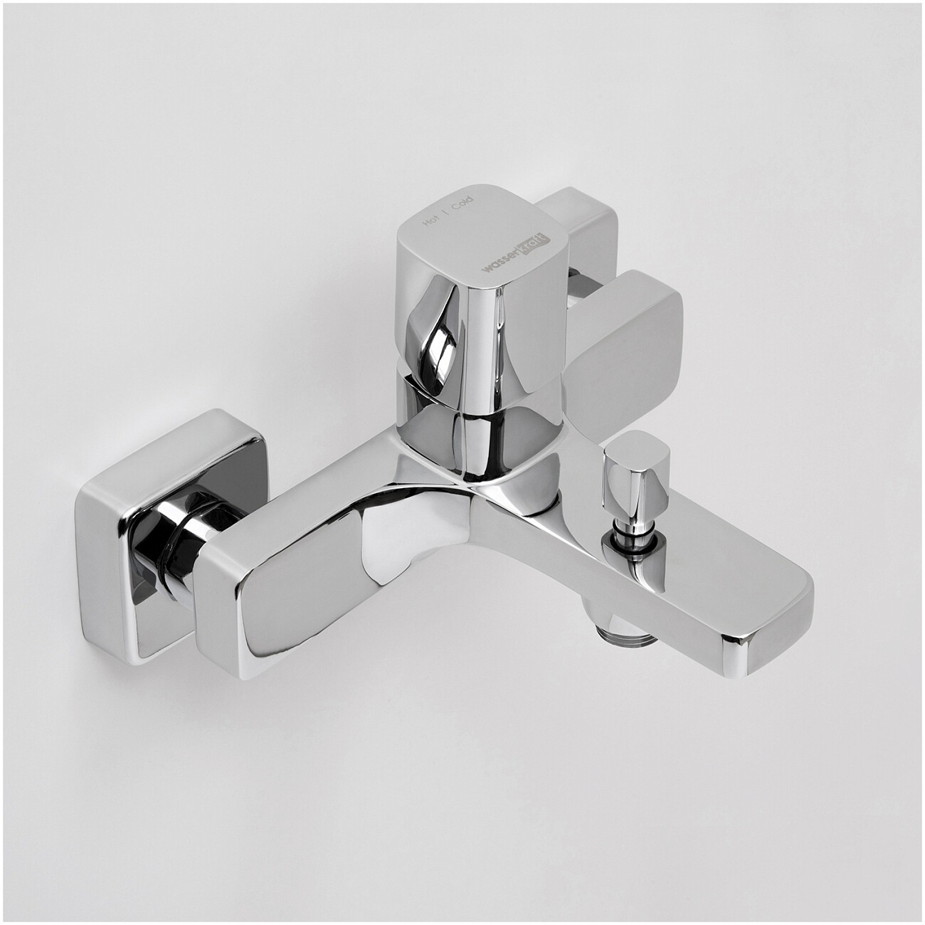 Смеситель для ванны и душа из латуни хром Wasserkraft 8601 - изображение 5