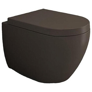Унитаз подвесной безободковый фарфоровый кофейный Bocchi Venezia 1295-025-0129