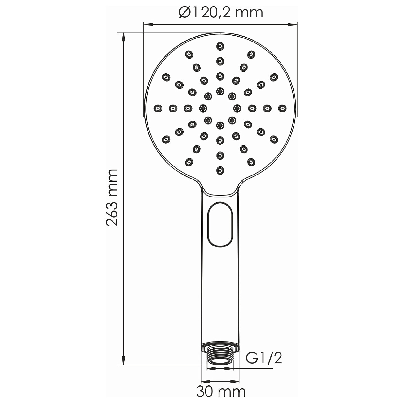 Лейка 3-функциональная черная A339 - изображение 2