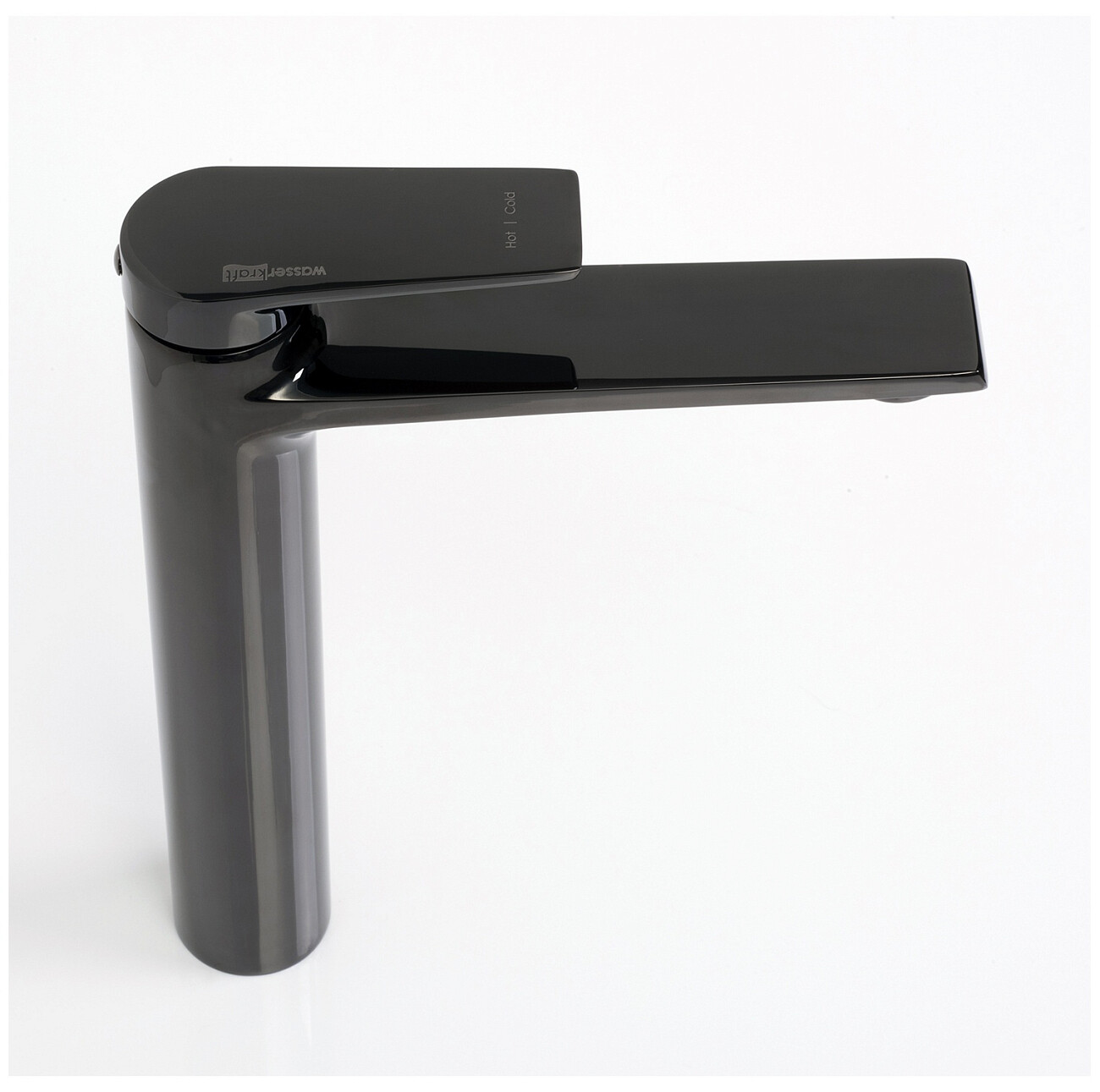 Смеситель для раковины из латуни черный Wasserkraft 6603H - изображение 5