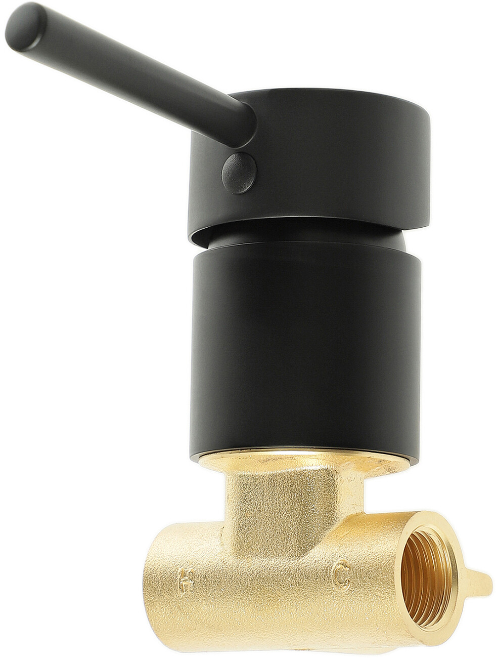 Смеситель для раковины встраиваемый однорычажный черный Stworki "Эстерсунд" ES-04b - изображение 7