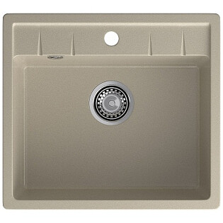 Мойка кухонная каменная 56х50 см топаз GranFest Quadro GF-Q-561