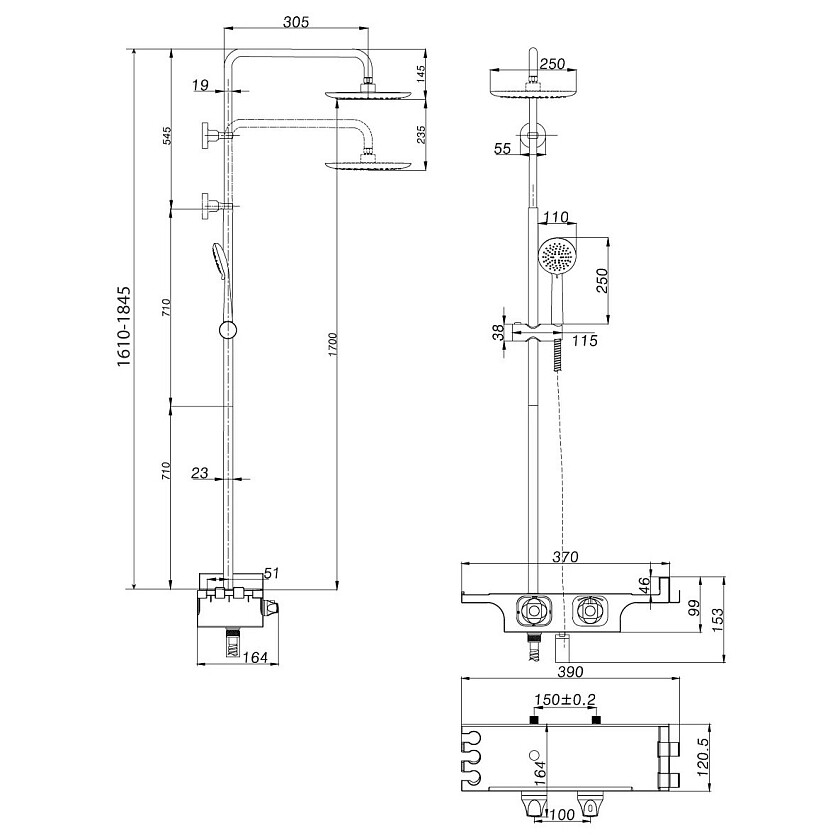 Душевая система lemark tropic с термостатом lm7010c. Душевая система lemark tropic с термостатом lm7010c
