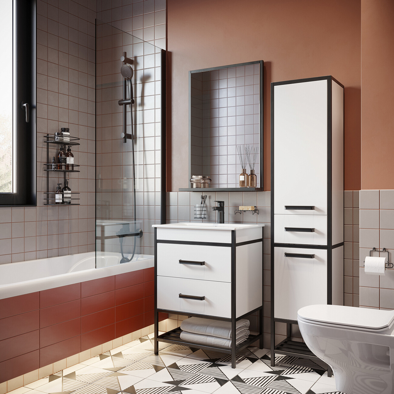 Акриловая ванна с каркасом 150x75 см белая Diwo "Самара" Щ0000046593, Щ0000048581 - изображение 9