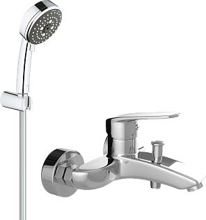 Душевой комплект Grohe Vitalio Comfort 26176000 со смесителем для ванны хром Mega Mercan MG-SER103