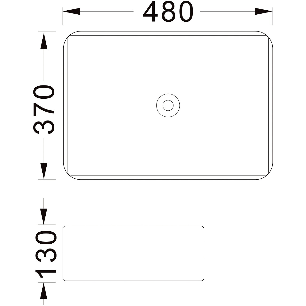 Накладная раковина 37х48 см белая Stworki "Берген" S21414WH - изображение 9