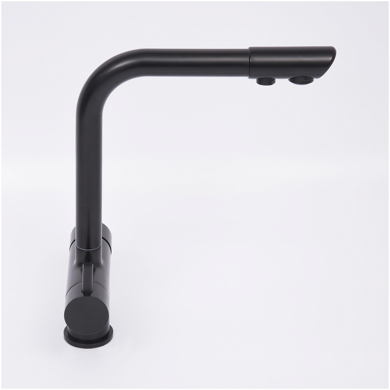 Смеситель для кухни под фильтр из латуни черный Wasserkraft A8367 - изображение 9