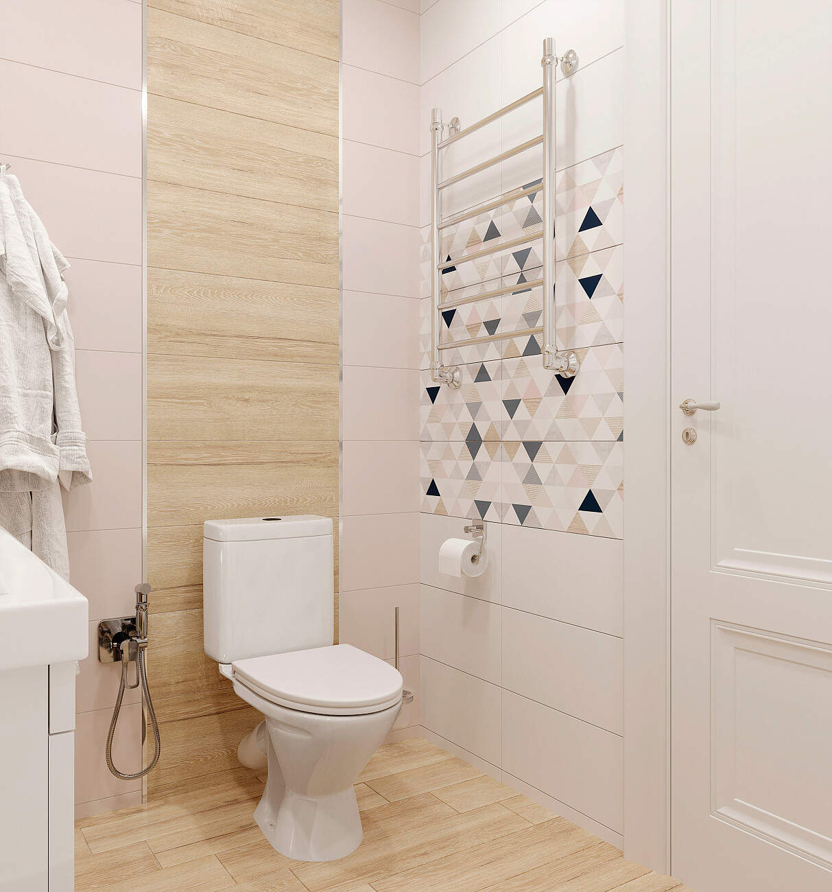 Полотенцесушитель водяной 80х50 см хром Ewrika "Сафо" P 4627201607928 - изображение 6