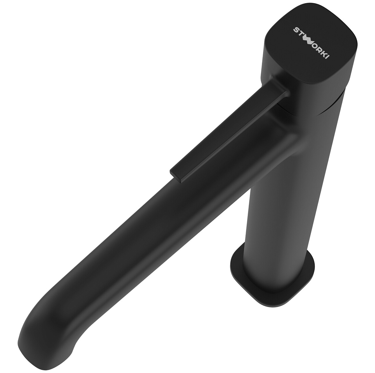 Смеситель для раковины однорычажный черный Stworki "Эстерсунд" S31020BK - изображение 10